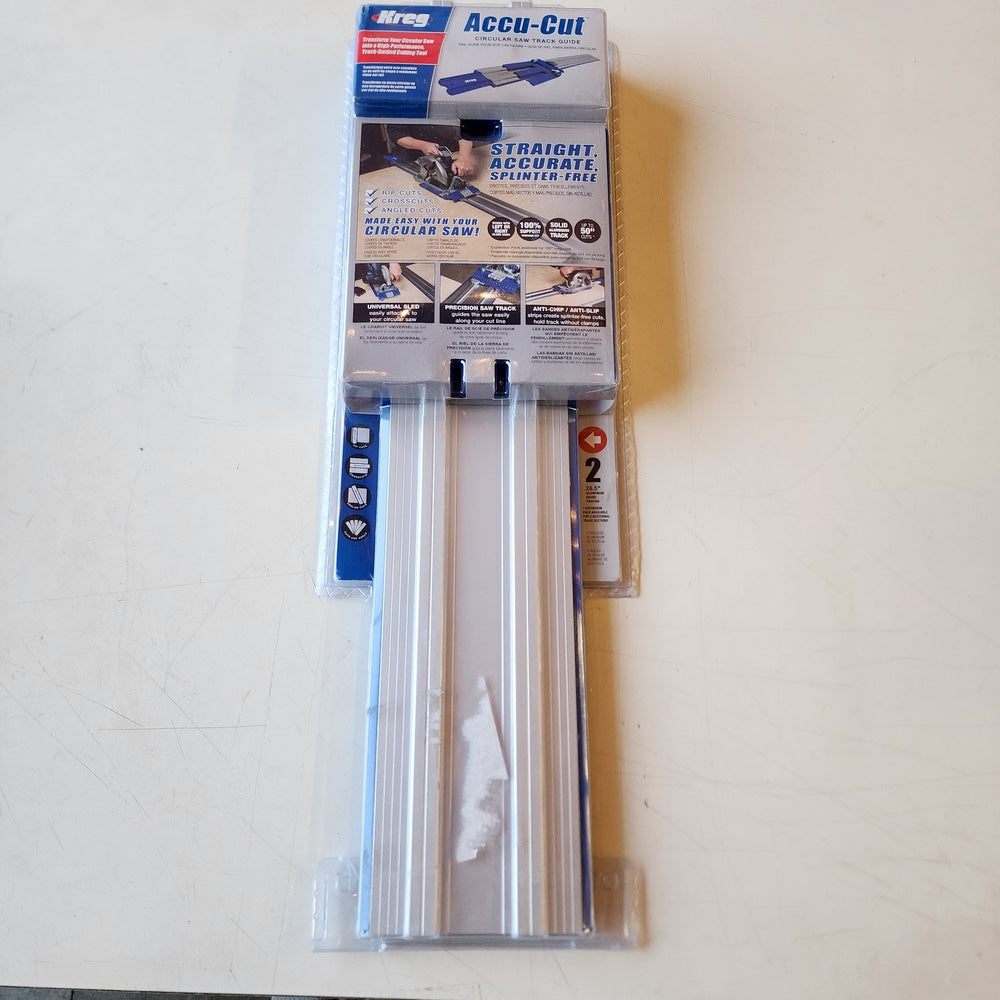 50 in. Accu-Cut Aluminum Circular Saw Track (KMA2700) 50 in. Accu-Cut Aluminum Circular Saw Track (KMA2700)